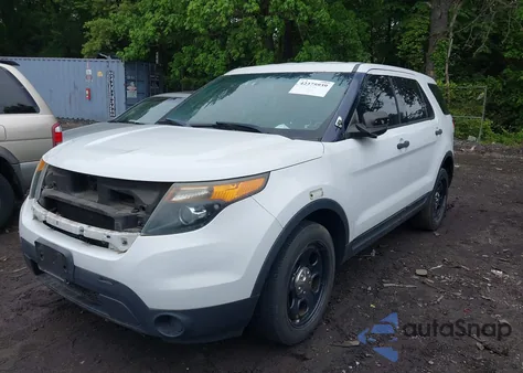 2014 Ford Police Interceptor from USA, damaged, VIN 1FM5K8AR6EGC60618